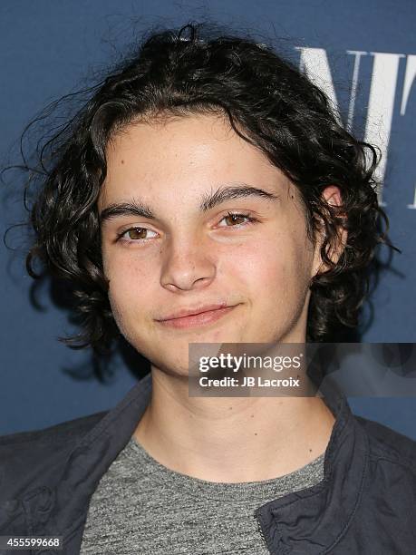 Max Burkholder attends the NBC And Vanity Fair 2014-2015 TV Season Red Carpet Media Event on September 15 in West Hollywood, California.