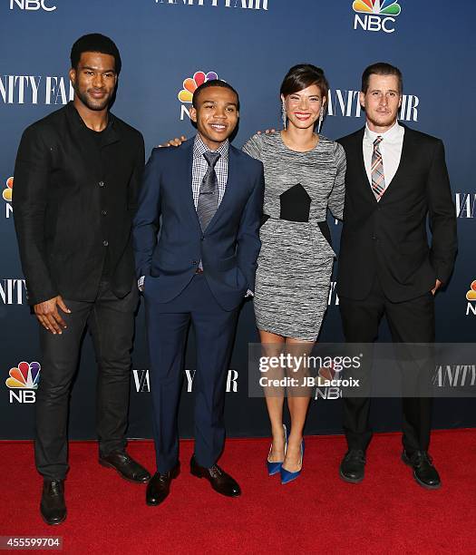 Lemon, Robert Bailey Jr., Jeananne Goossen, and Brenden Fehr attend the NBC And Vanity Fair 2014-2015 TV Season Red Carpet Media Event on September...