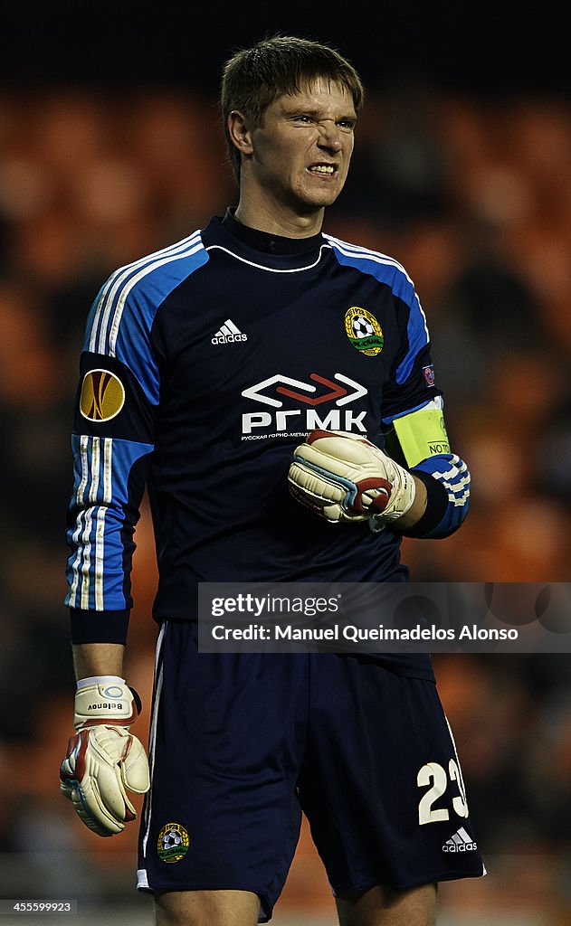 Valencia CF v FC Kuban Krasnodar - UEFA Europa League