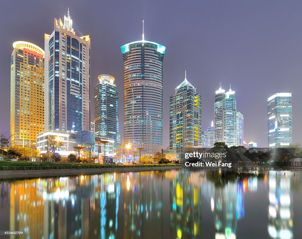 Lakeside Skyscrapers