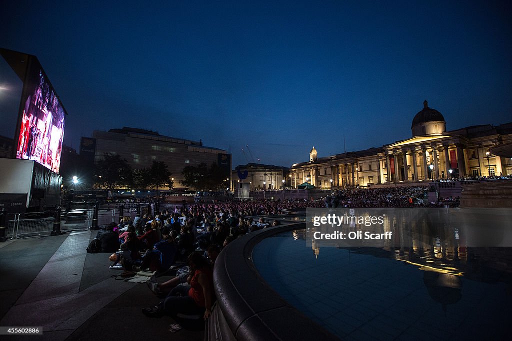 ROH Outdoor Live Screening Of 'Rigoletto' In Trafalgar Square