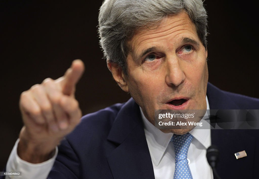 Secretary Of State John Kerry Testifies To Senate Foreign Relations Hearing On ISIL