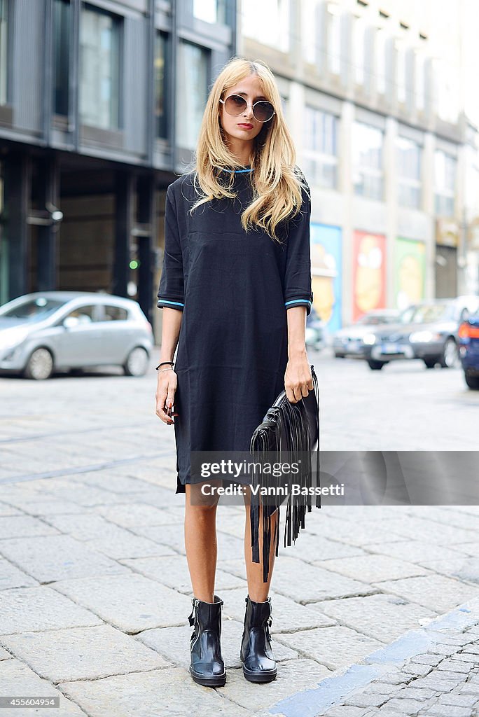 Street Style - Day 1 - Milan Fashion Week Womenswear Spring/Summer 2015