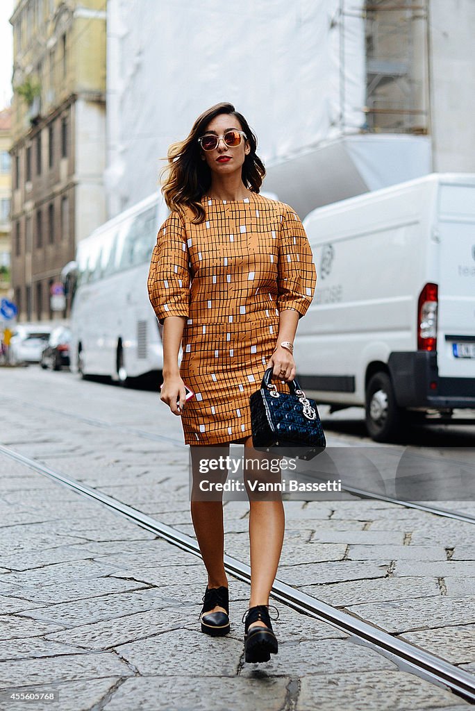 Street Style - Day 1 - Milan Fashion Week Womenswear Spring/Summer 2015