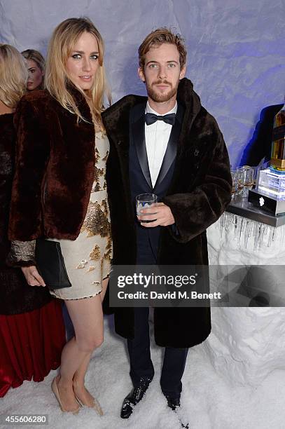 Ruta Gedmintas and Luke Treadaway attend JOHNNIE WALKER BLUE LABEL Presents SYMPHONY IN BLUE: A Journey To The Centre of The Glass on September 17,...