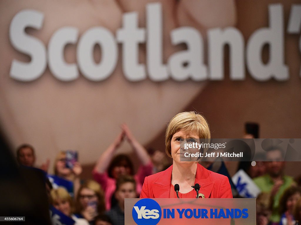 The Final Day Of Campaigning For The Scottish Referendum Ahead Of Tomorrow's Historic Vote