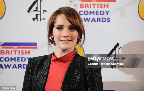 Charlotte Ritchie attends the British Comedy Awards at Fountain Studios on December 12, 2013 in London, England.