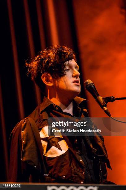 Patrick Wolf performs live during a concert at Babylon on December 12, 2013 in Berlin, Germany.