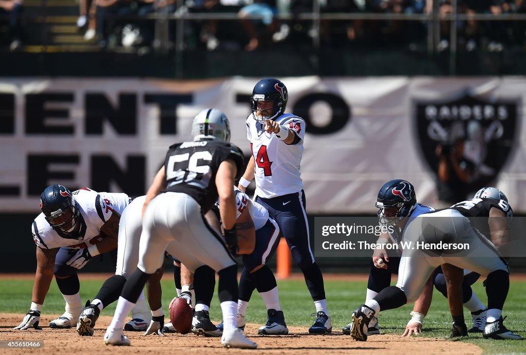 Houston Texans v Oakland Raiders