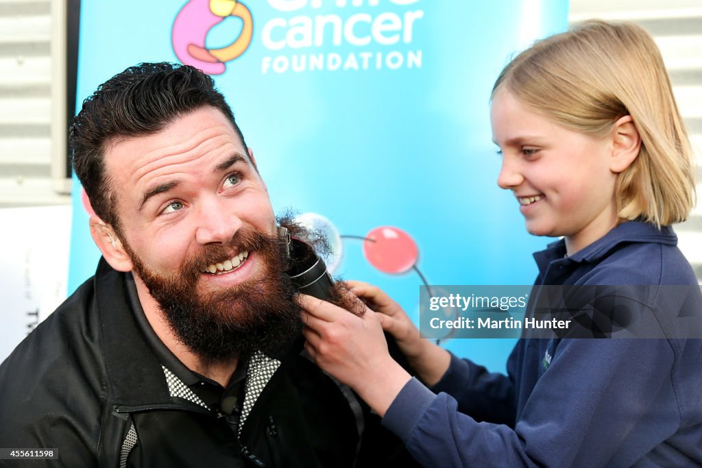 Ryan Crotty Shaves Beard For Charity