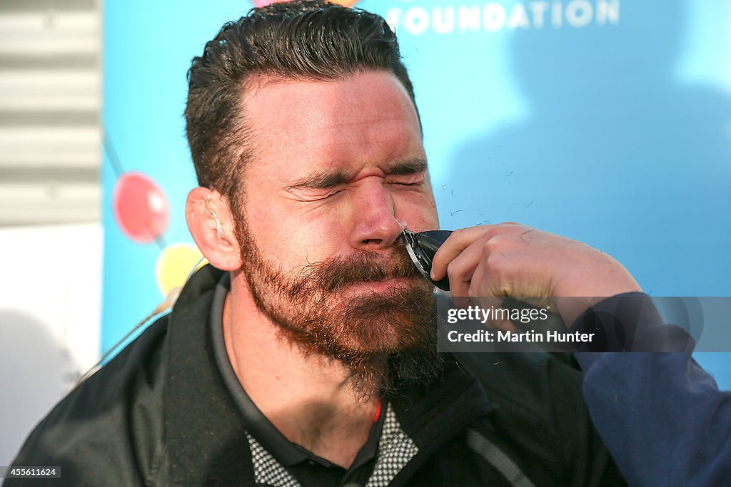 Ryan Crotty Shaves Beard For Charity