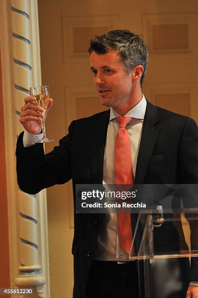 Crown Prince Frederik Of Denmark Official Visit To Canada - Day 1 on September 17, 2014 in Ottawa, Canada.