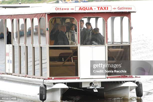 Crown Prince Frederik And Crown Princess Mary Of Denmark Official Visit To Canada - Day 1 on September 17, 2014 in Ottawa, Canada.