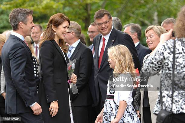 Crown Prince Frederik And Crown Princess Mary Of Denmark Official Visit To Canada - Day 1 on September 17, 2014 in Ottawa, Canada.