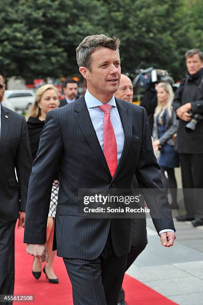 Crown Prince Frederik Of Denmark Official Visit To Canada - Day 1 on September 17, 2014 in Ottawa, Canada.