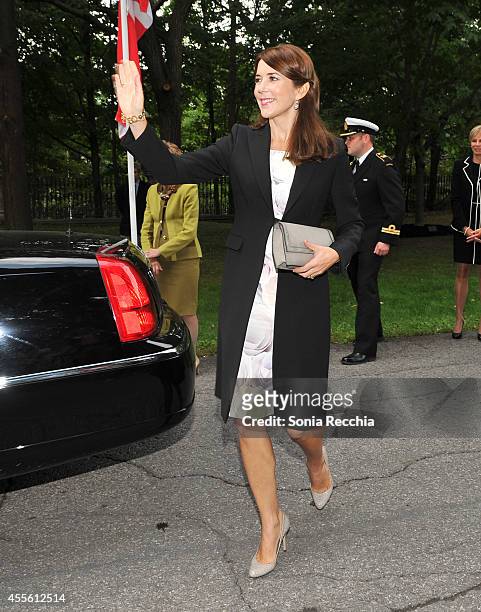 Crown Princess Mary Of Denmark Official Visit To Canada - Day 1 on September 17, 2014 in Ottawa, Canada.