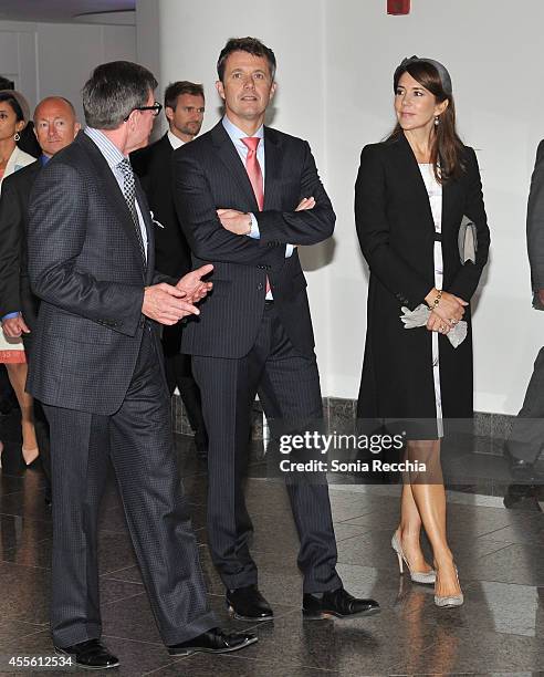 Crown Prince Frederik And Crown Princess Mary Of Denmark Official Visit To Canada - Day 1 on September 17, 2014 in Ottawa, Canada.