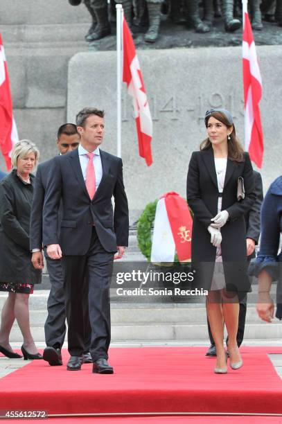 Crown Prince Frederik And Crown Princess Mary Of Denmark Official Visit To Canada - Day 1 on September 17, 2014 in Ottawa, Canada.