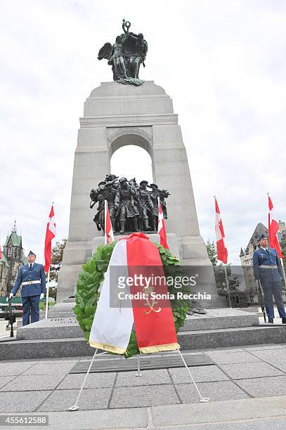 General atmosphere during the Crown Prince Frederik And Crown Princess Mary Of Denmark Official Visit To Canada - Day 1 on September 17, 2014 in...