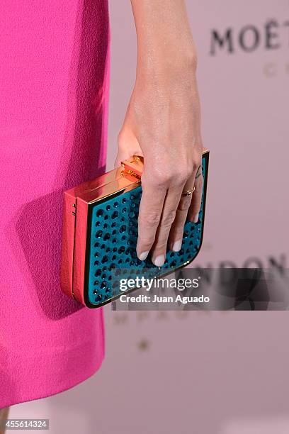 Spanish actress Ana Polvorosa attends the 'Rose Moon Night Party' at Casino de Madrid on September 17, 2014 in Madrid, Spain.