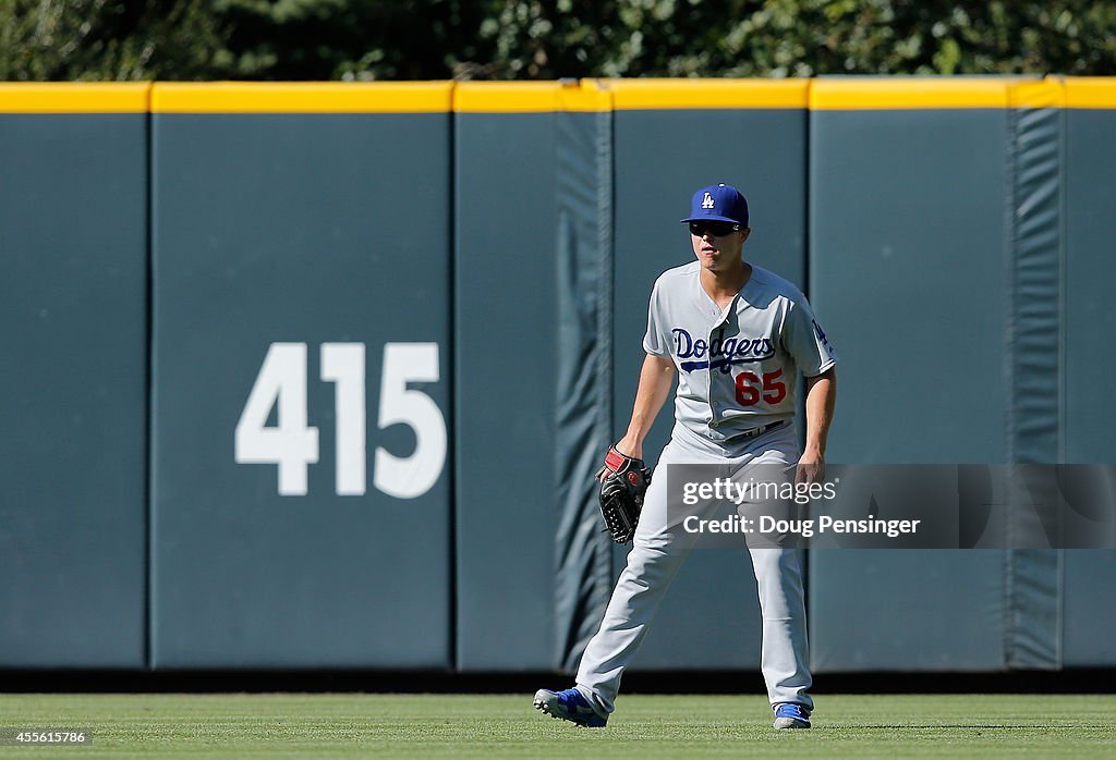 Los Angeles Dodgers v Colorado Rockies