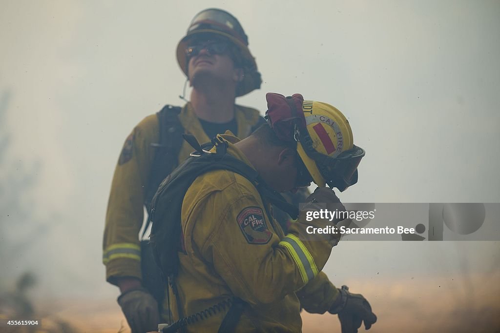 King fire in El Dorado County