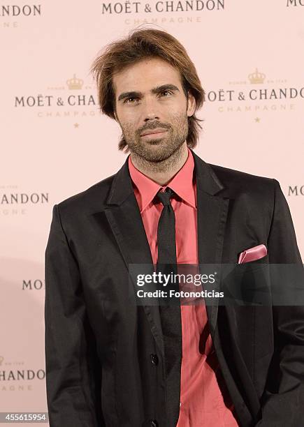 Angel Caballero attends the Moet & Chandon 'Rose Moon Night Party' at the Casino de Madrid on September 17, 2014 in Madrid, Spain.