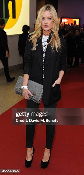Laura Whitmore attends a Gala Screening of "20,000 Days On Earth" at the Barbican Centre on September 17, 2014 in London, England.