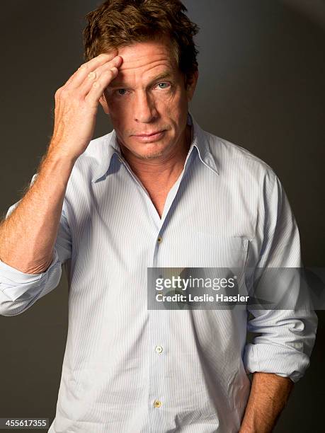 Actor Thomas Haden Church is photographed on April 19, 2013 in New York City.