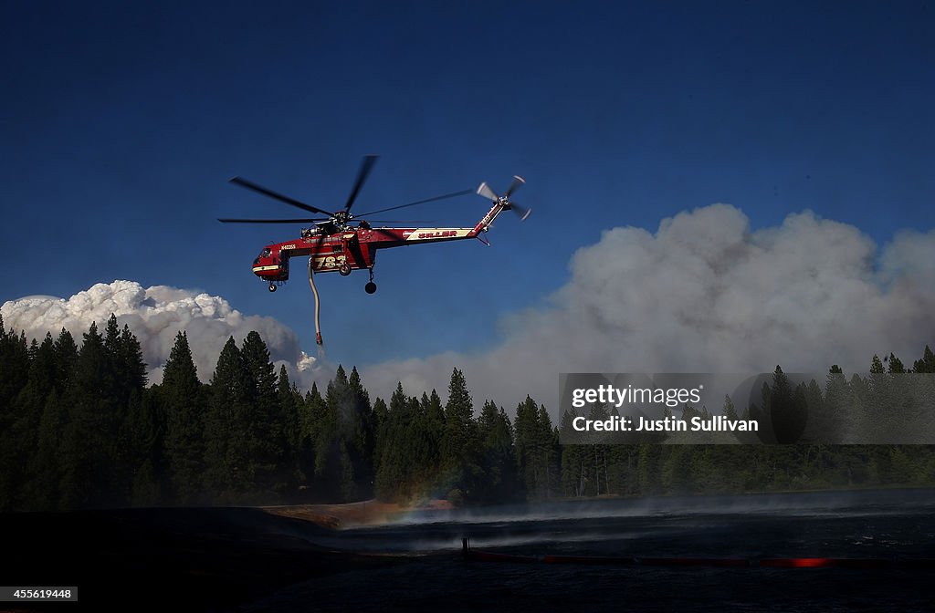 The King Fire Continues To Burn East Of Sacramento