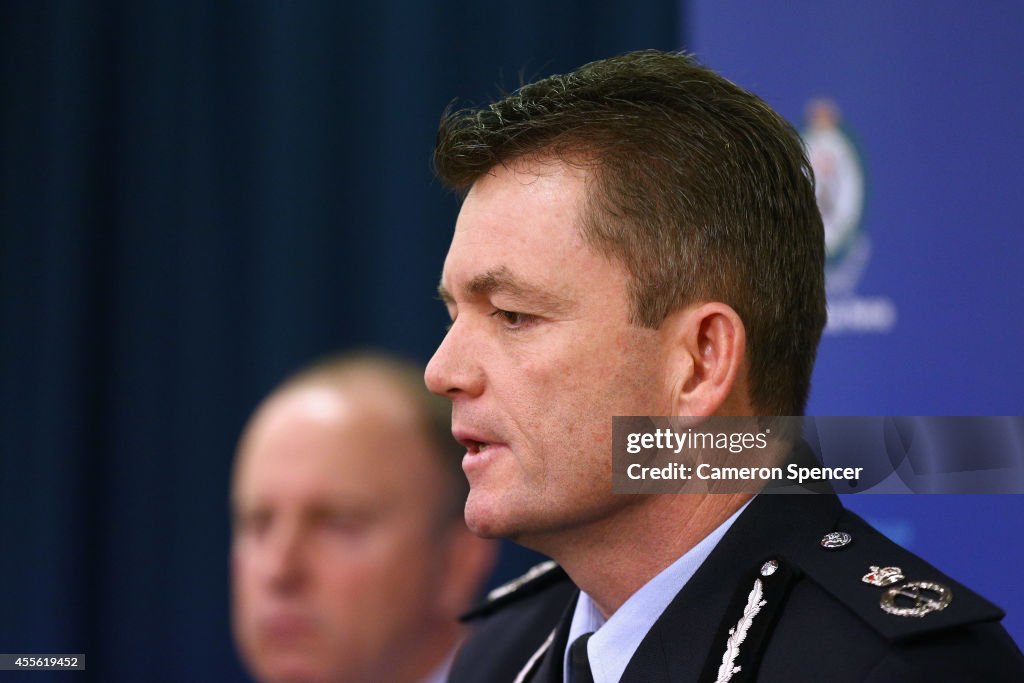 Australian Federal Police Announce Details Of NSW Counter Terrorism Team Operation