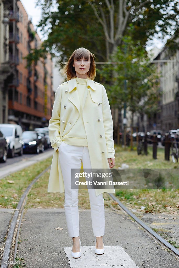Street Style - Day 1 - Milan Fashion Week Womenswear Spring/Summer 2015