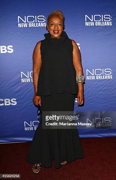 Pounder attends the screening of "NCIS: New Orleans" at the National WWII Museum on September 17, 2014 in New Orleans, Louisiana.