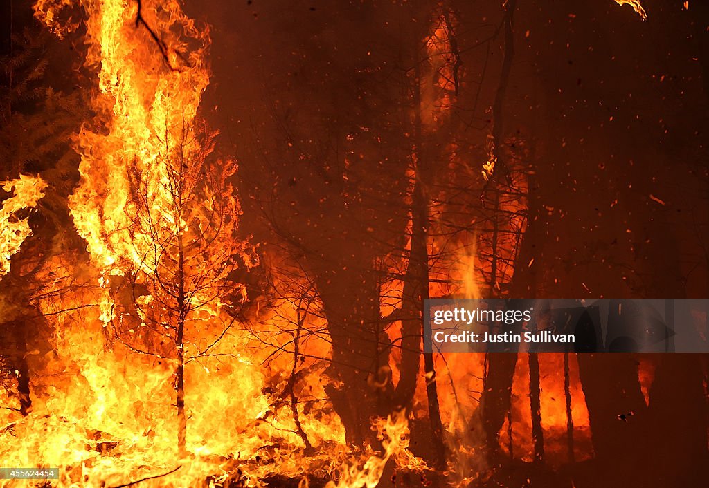 The King Fire Continues To Burn East Of Sacramento