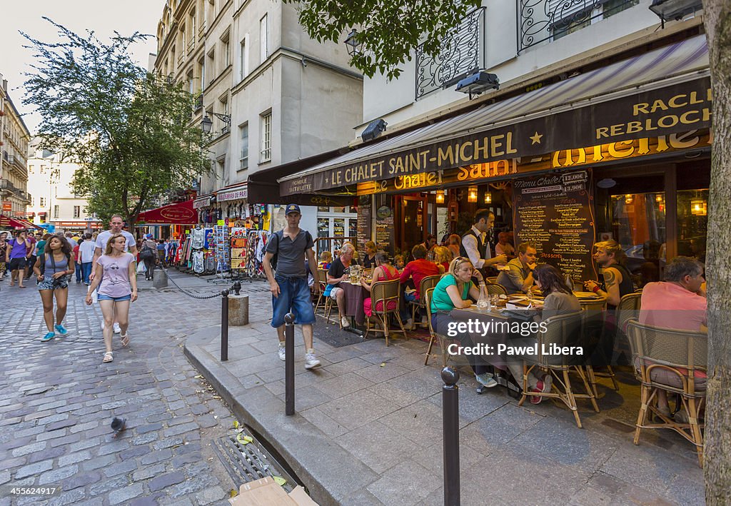 Parisian Restaurant in St Michel, Latin Quarter