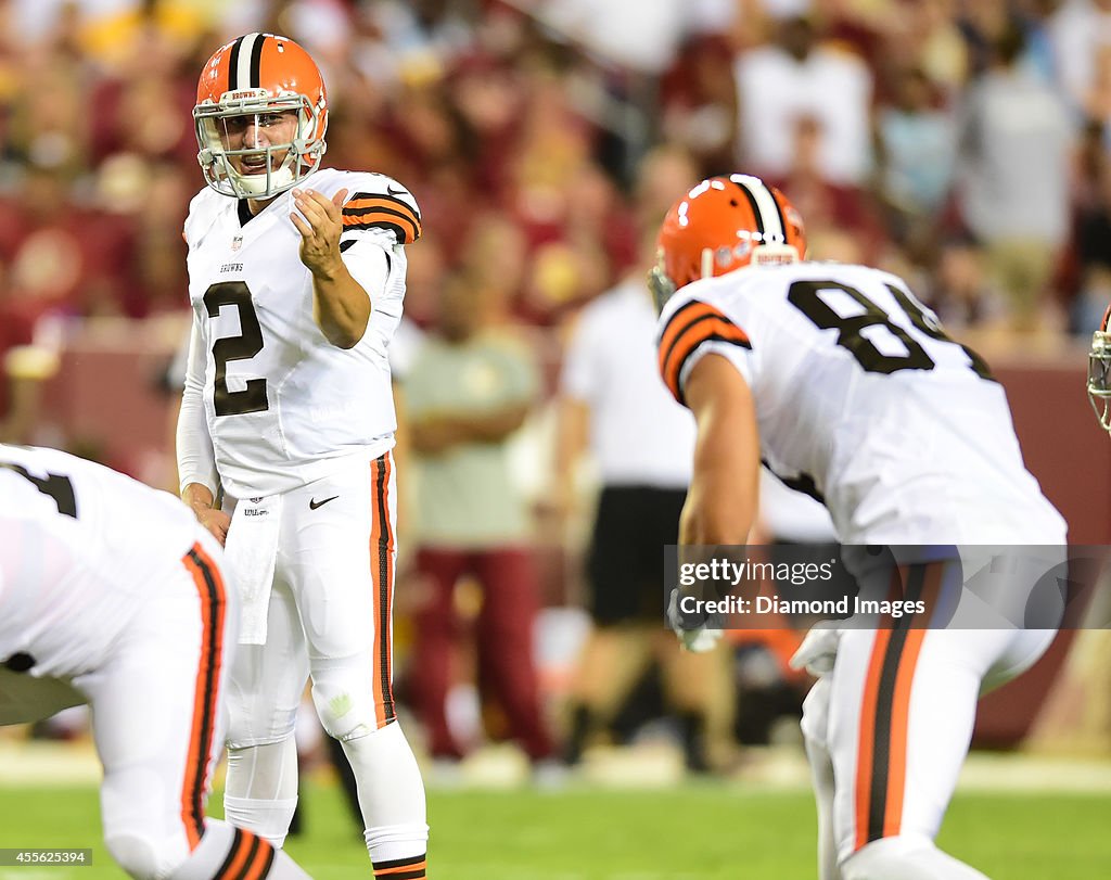 Cleveland Browns v Washington Redskins 8-18-2014