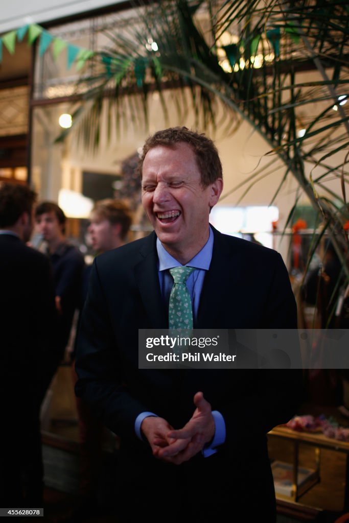 Green Party Leaders Campaign In Auckland