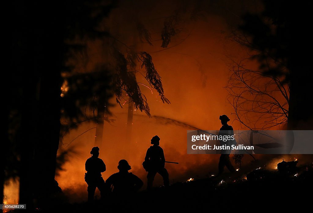 The King Fire Continues To Burn East Of Sacramento