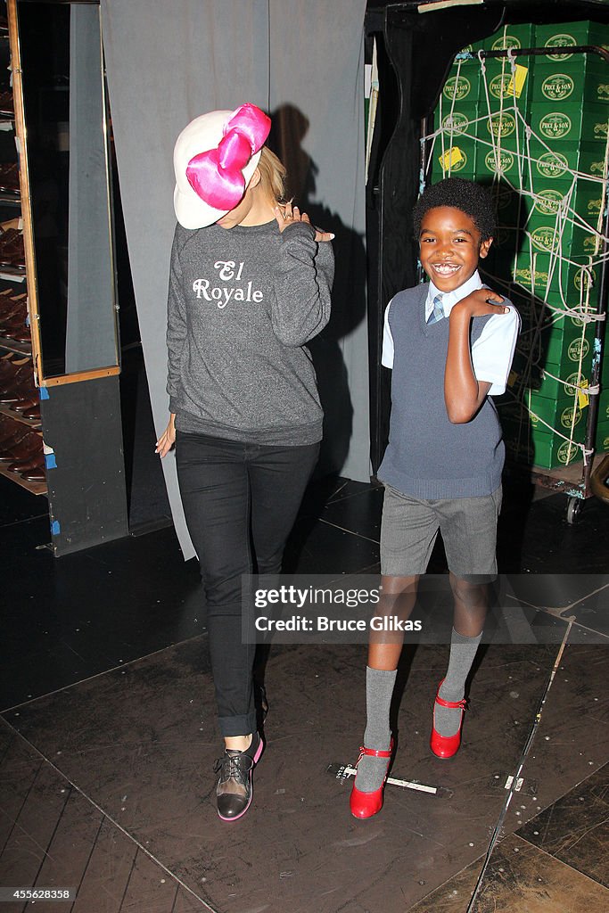 Hello Kitty Visits Broadway's "Kinky Boots"