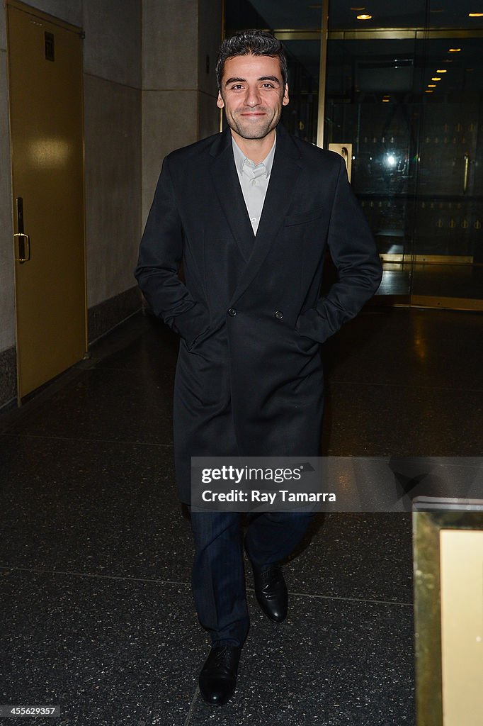 Celebrity Sightings In New York City - December 12, 2013