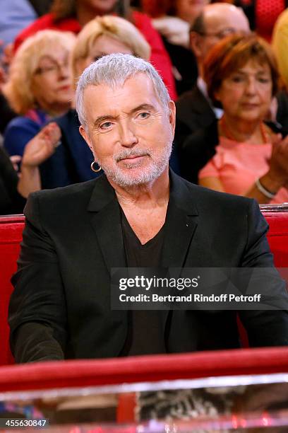 Singer Bernard Lavilliers presents his new album 'Baron samedi' attending 'Vivement Dimanche' French TV Show at Pavillon Gabriel on December 12, 2013...