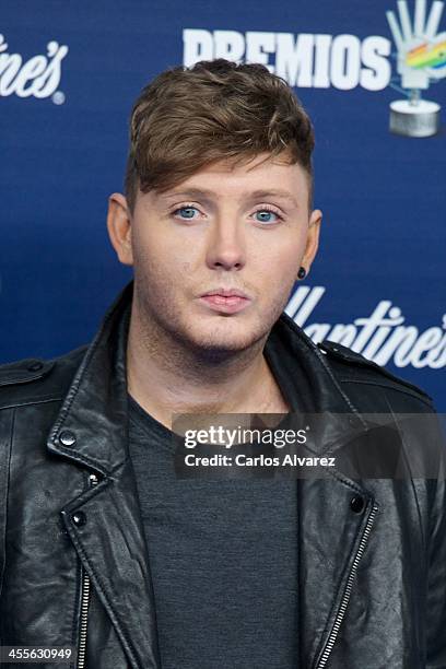 Singer James Arthur attends the "40 Principales Awards" 2013 photocall at Palacio de los Deportes on December 12, 2013 in Madrid, Spain.