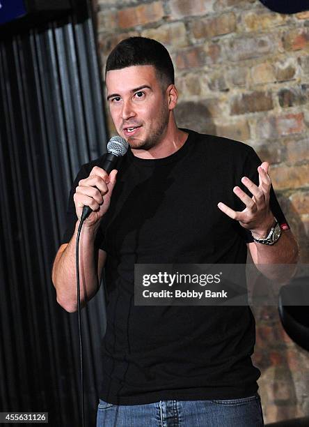 Vinny Guadagnino attends The Stress Factory Comedy Club on September 17, 2014 in New Brunswick, New Jersey.