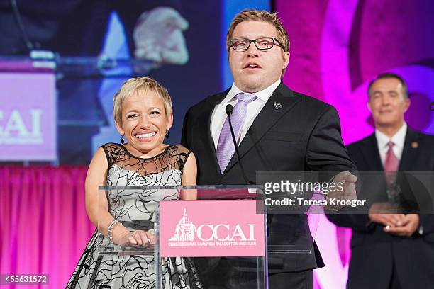 Jen Arnold and Bill Klein attend the 2014 Angels In Adoption Gala at the Ronald Reagan Building and International Trade Center on September 17, 2014...