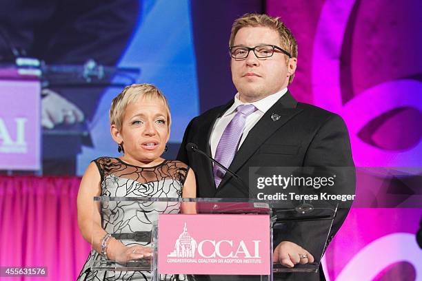 Jen Arnold and Bill Klein attend the 2014 Angels In Adoption Gala at the Ronald Reagan Building and International Trade Center on September 17, 2014...