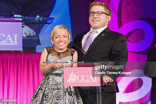 Jen Arnold and Bill Klein attend the 2014 Angels In Adoption Gala at the Ronald Reagan Building and International Trade Center on September 17, 2014...