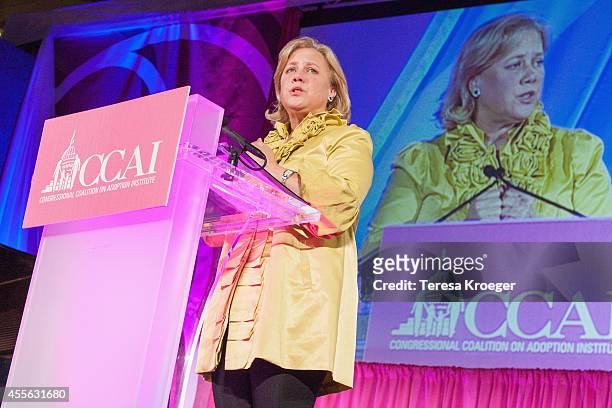 Sen. Mary Landrieu attends the 2014 Angels In Adoption Gala at the Ronald Reagan Building and International Trade Center on September 17, 2014 in...