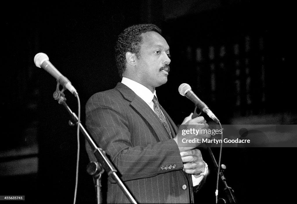 Jessie Jackson At The Brixton Academy Dance Mandela Concert 1990