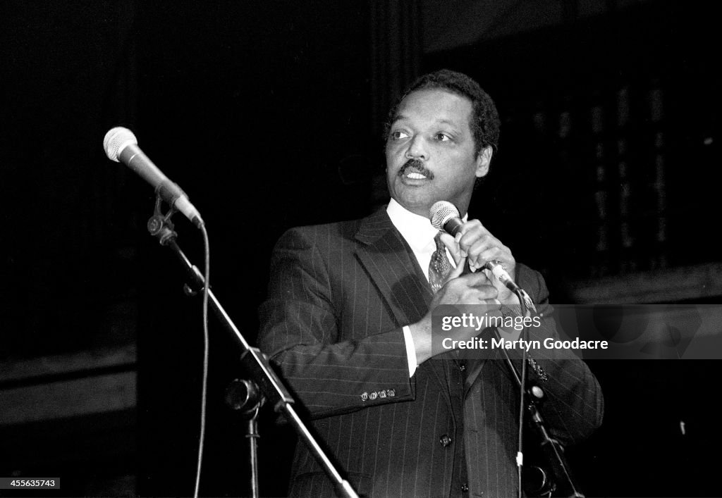 Jessie Jackson At The Brixton Academy Dance Mandela Concert 1990