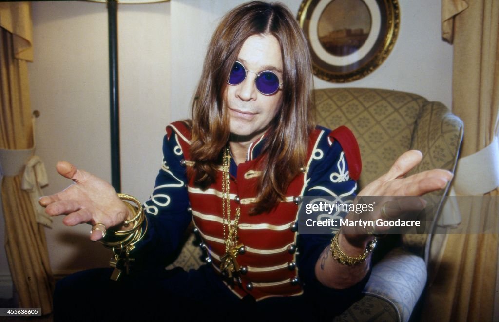 Ozzy Osbourne, portrait, London , United Kingdom, 1991. Nachrichtenfoto